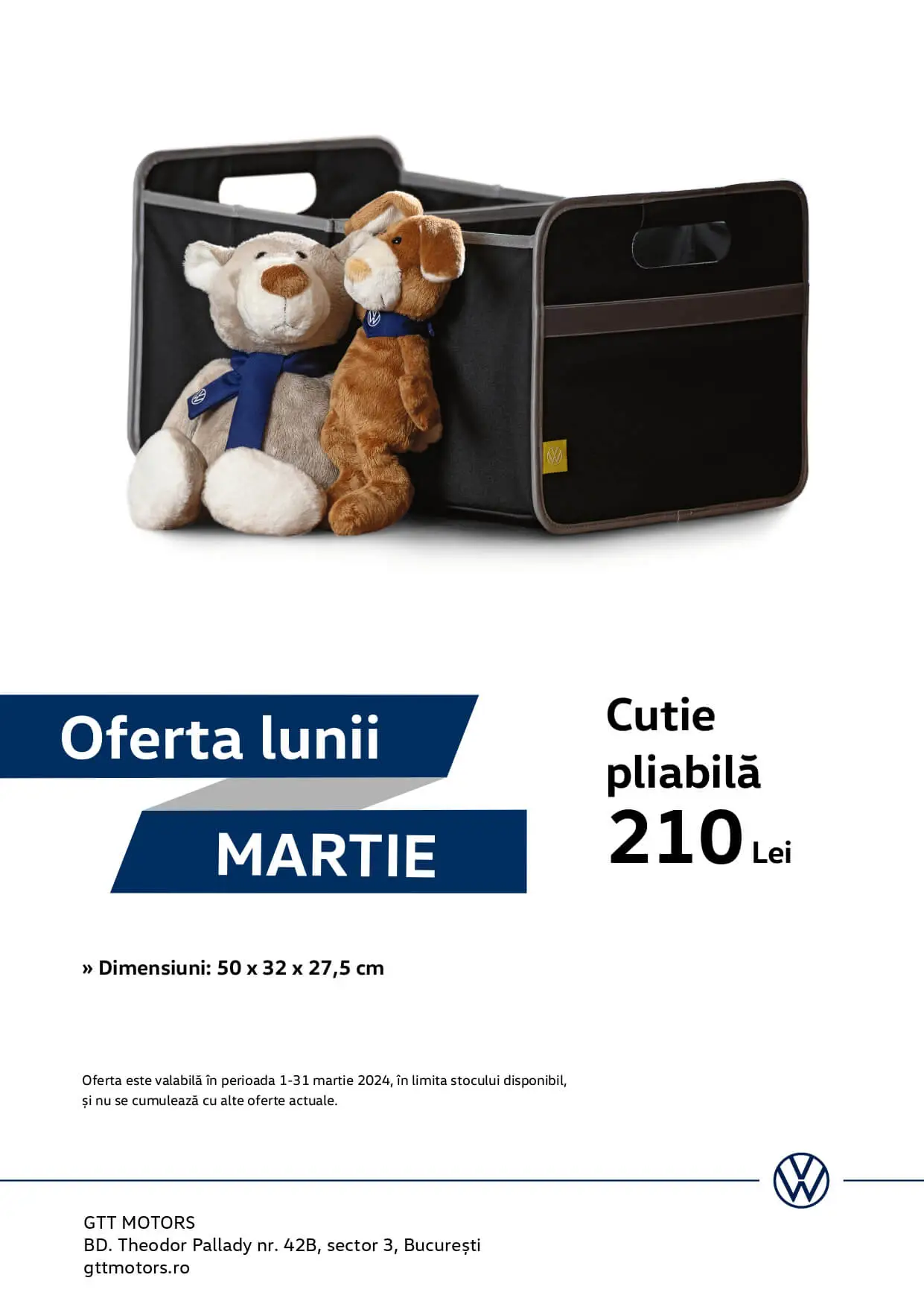 cutie pliabila volkswagen