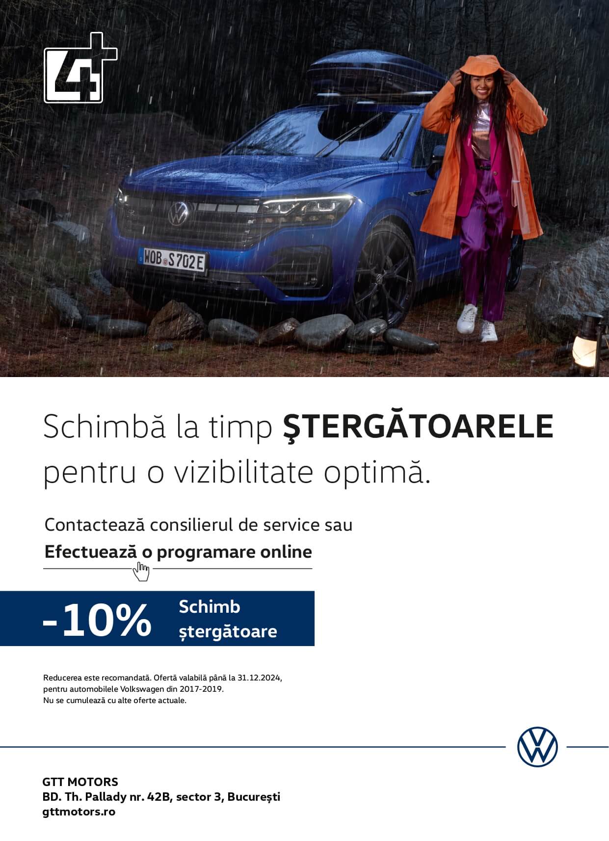 Stergatoare – Newsletter VW 4+ oferta schimb stergatoare volkswagen